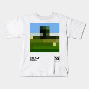 Chill Out / Minimalist Style Graphic Artwork Design Kids T-Shirt